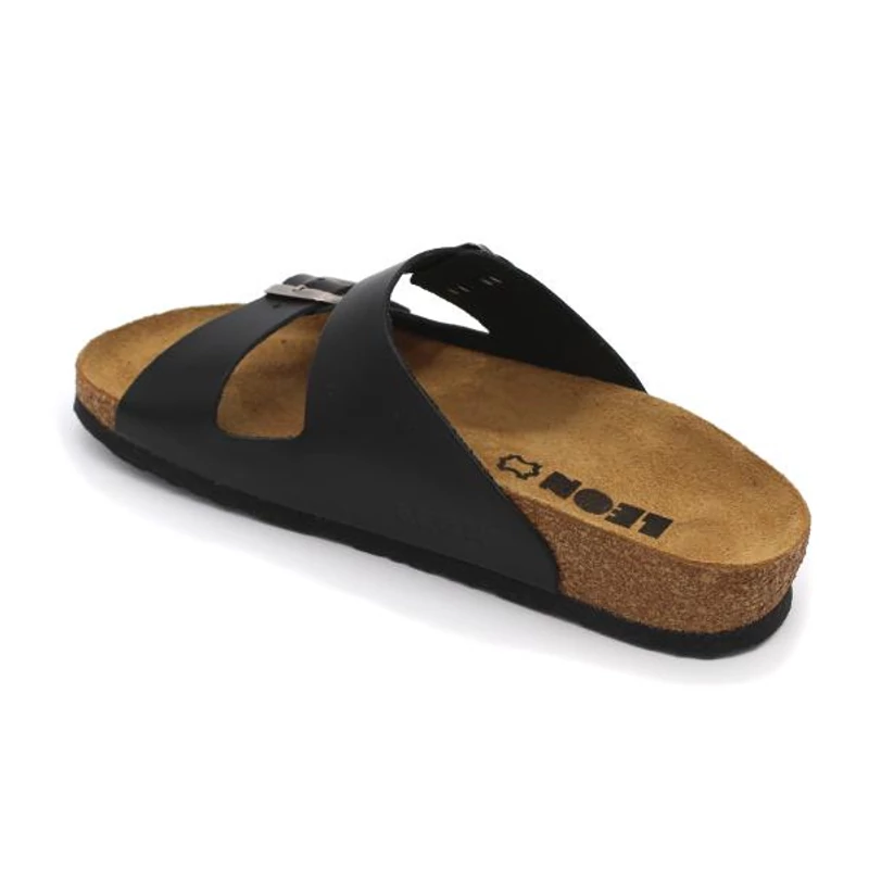 4723 LEON Comfort férfi bőr papucs