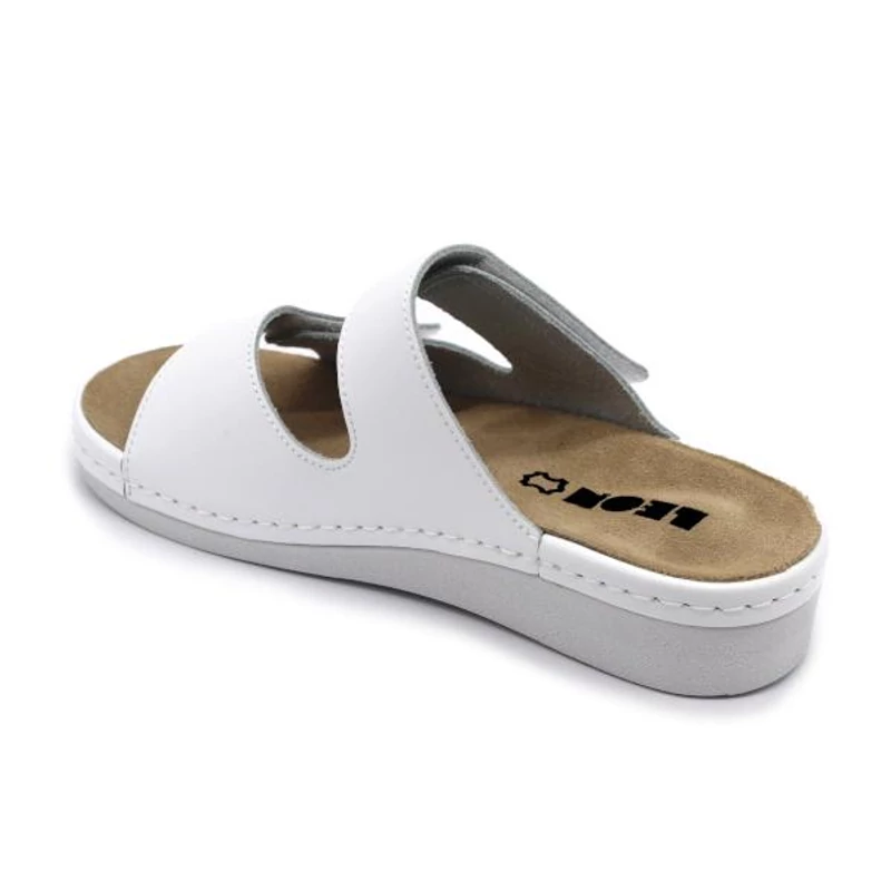 5011 LEON Comfort női bőr papucs
