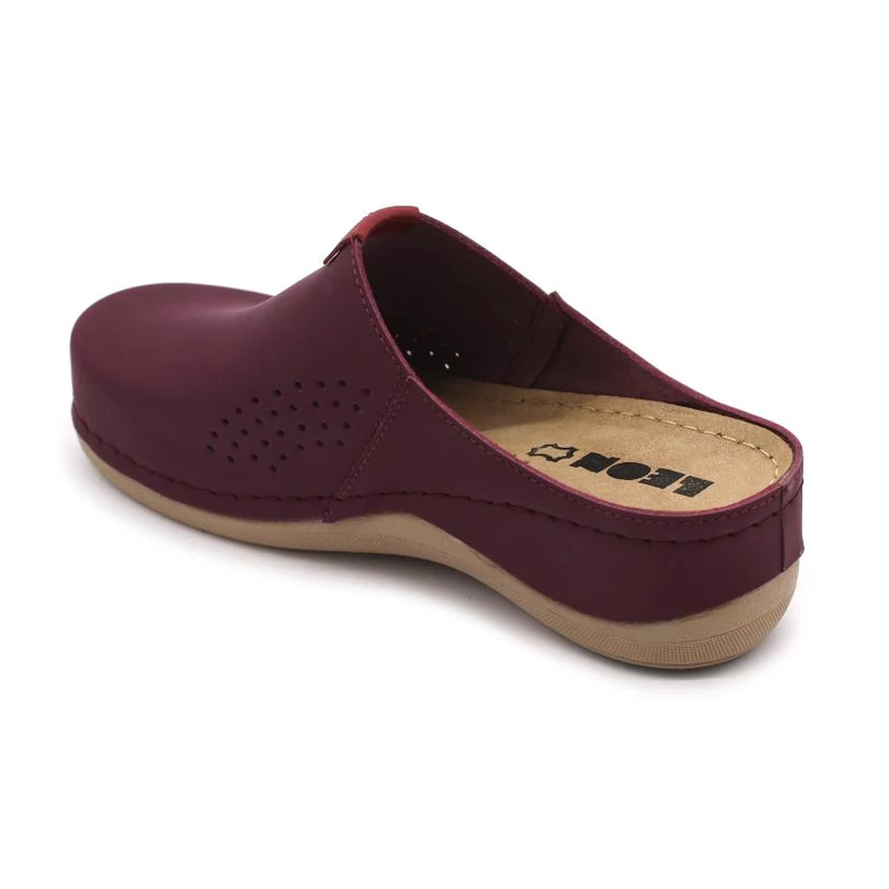 930 LEON Comfort női bőr klumpa