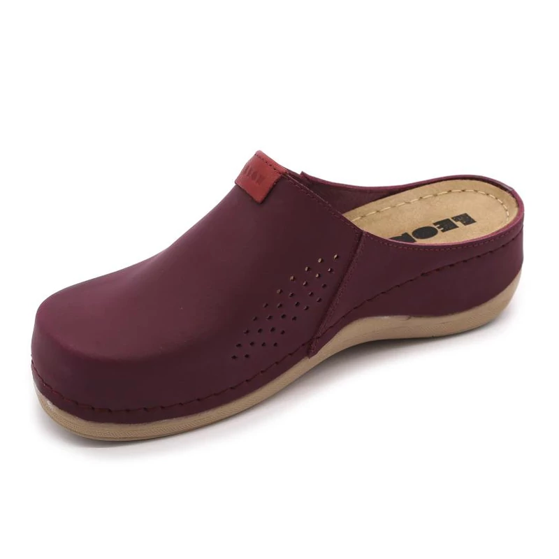 930 LEON Comfort női bőr klumpa