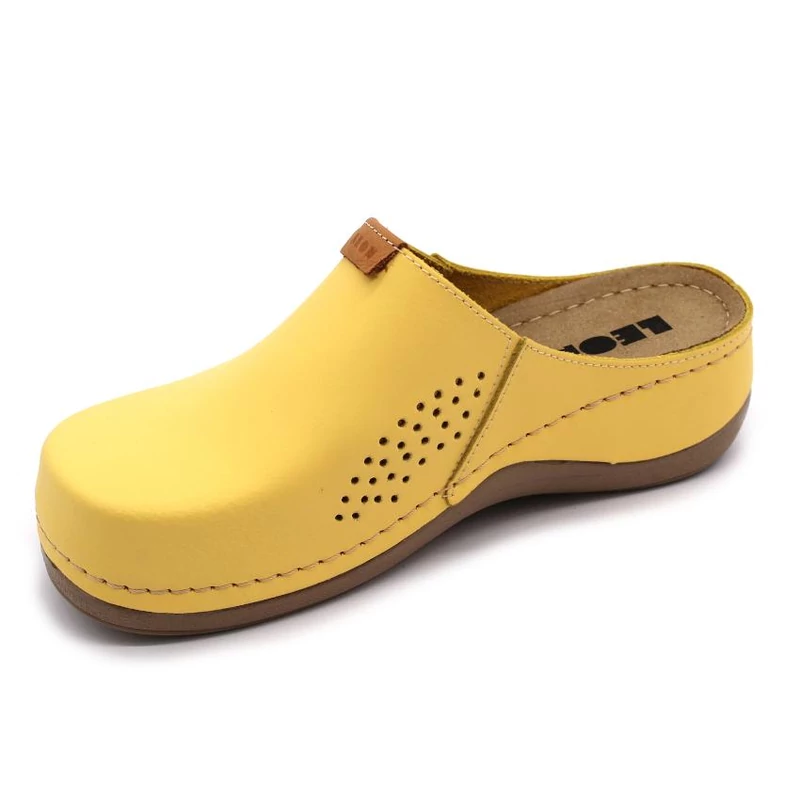 930 LEON Comfort női bőr klumpa