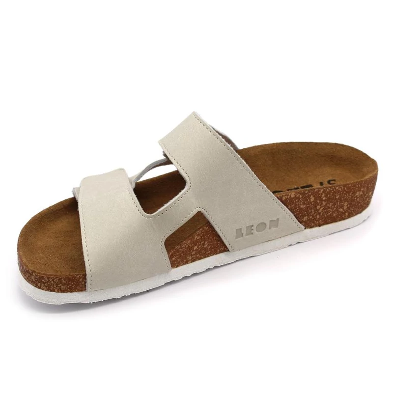 4051 LEON Comfort női bőr papucs