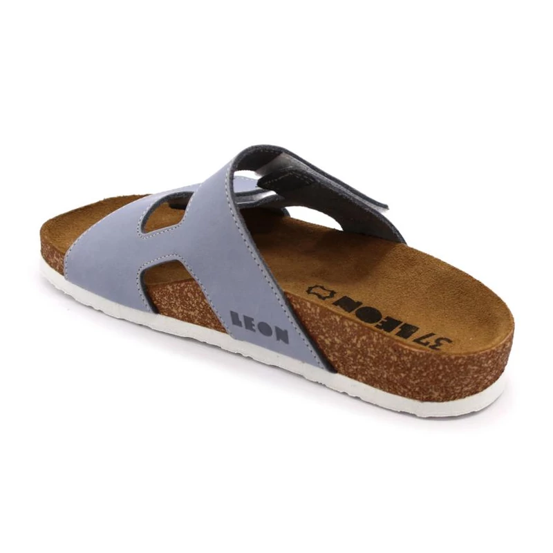 4051 LEON Comfort női bőr papucs
