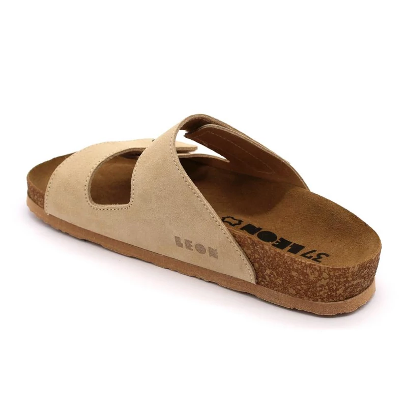 4050 LEON Comfort női bőr papucs