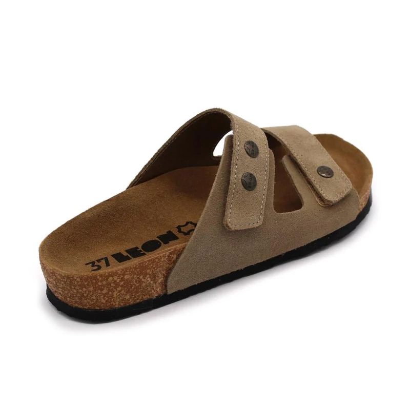 4050 LEON Comfort női bőr papucs