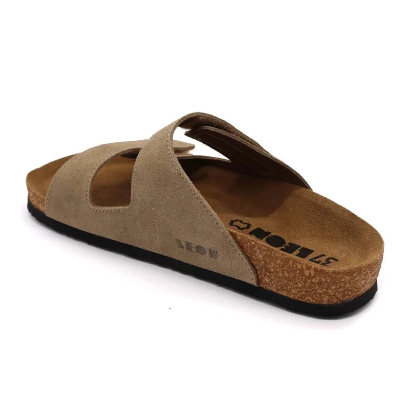 4050 LEON Comfort női bőr papucs