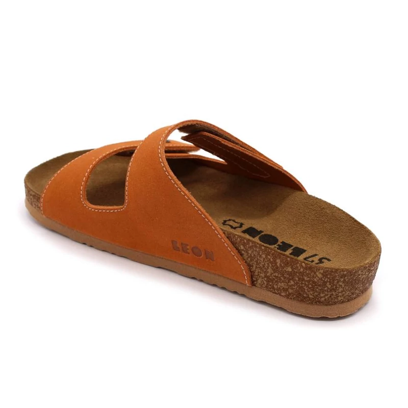 4050 LEON Comfort női bőr papucs