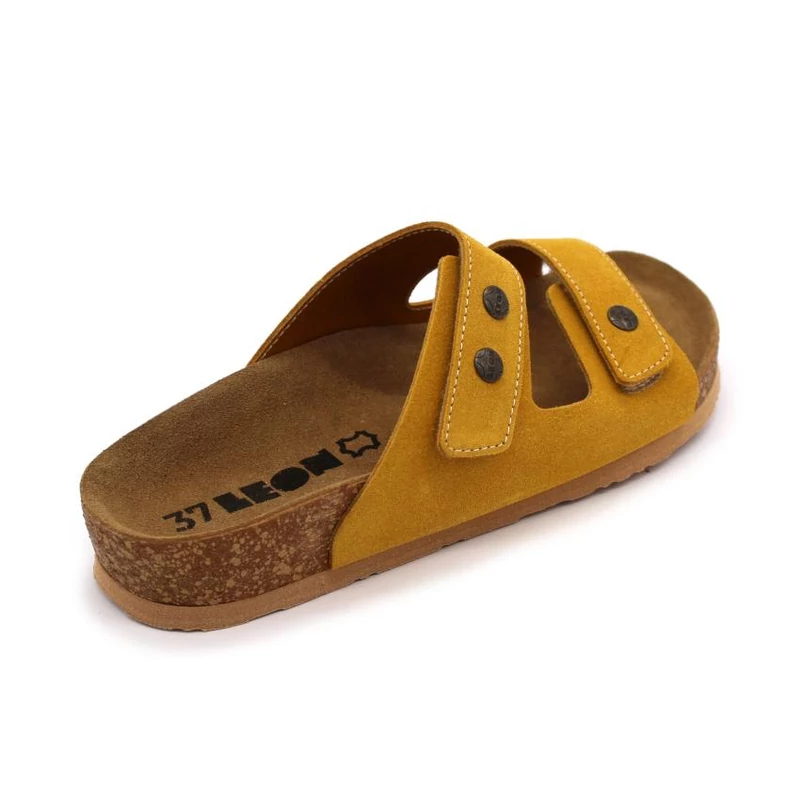 4050 LEON Comfort női bőr papucs