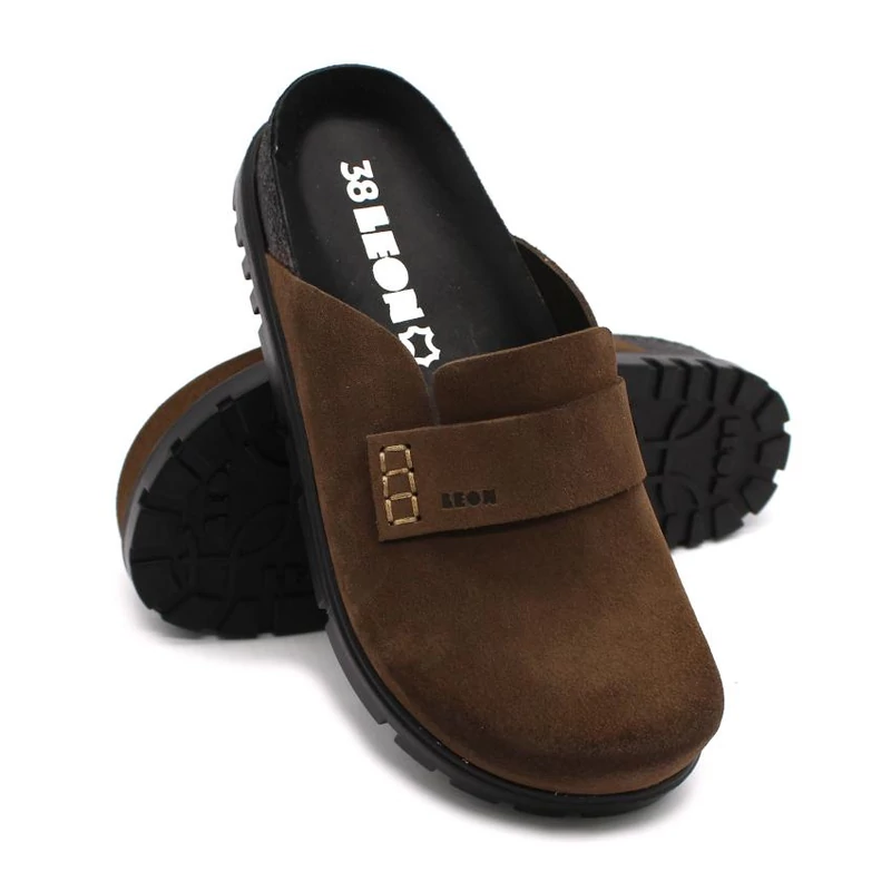 6001 LEON Comfort női bőr klumpa
