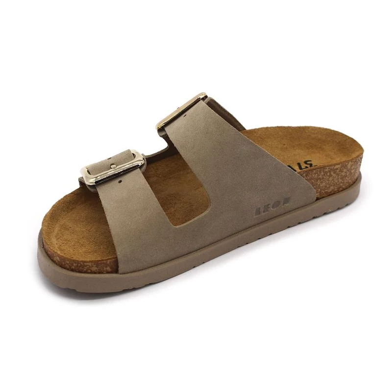 7010 LEON Comfort női bőr papucs