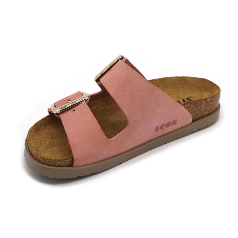 7010 LEON Comfort női bőr papucs