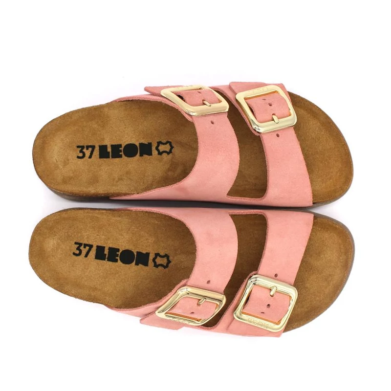 7010 LEON Comfort női bőr papucs