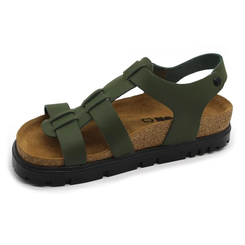 6300 LEON Comfort női bőr szandál