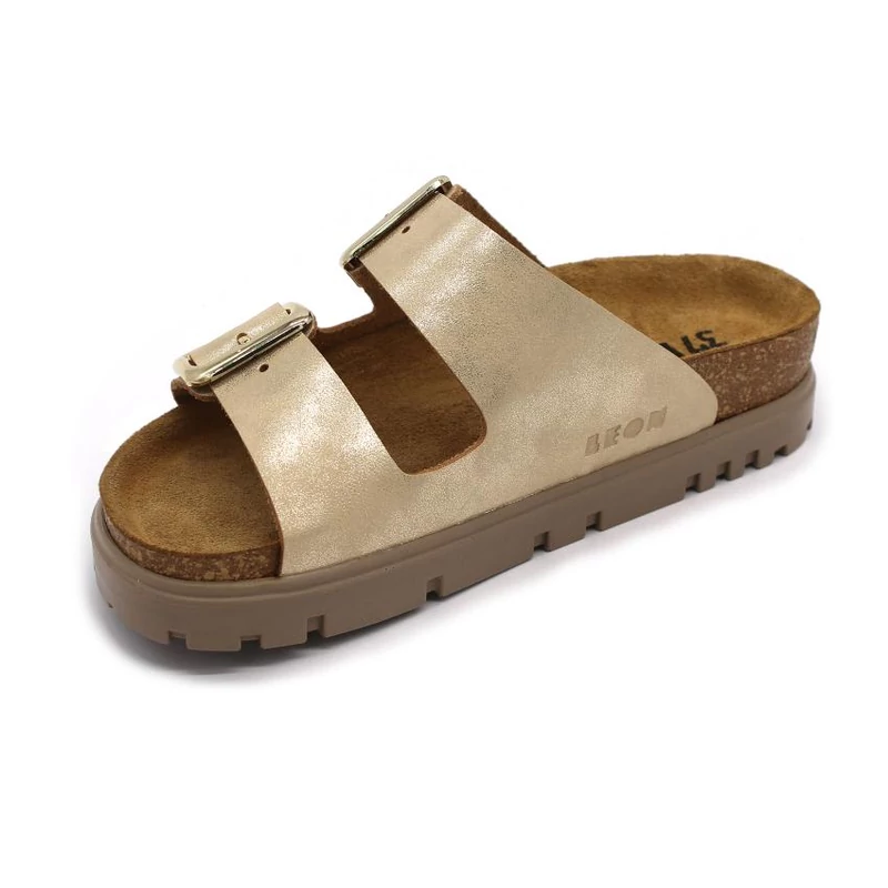 6010 LEON Comfort női bőr papucs