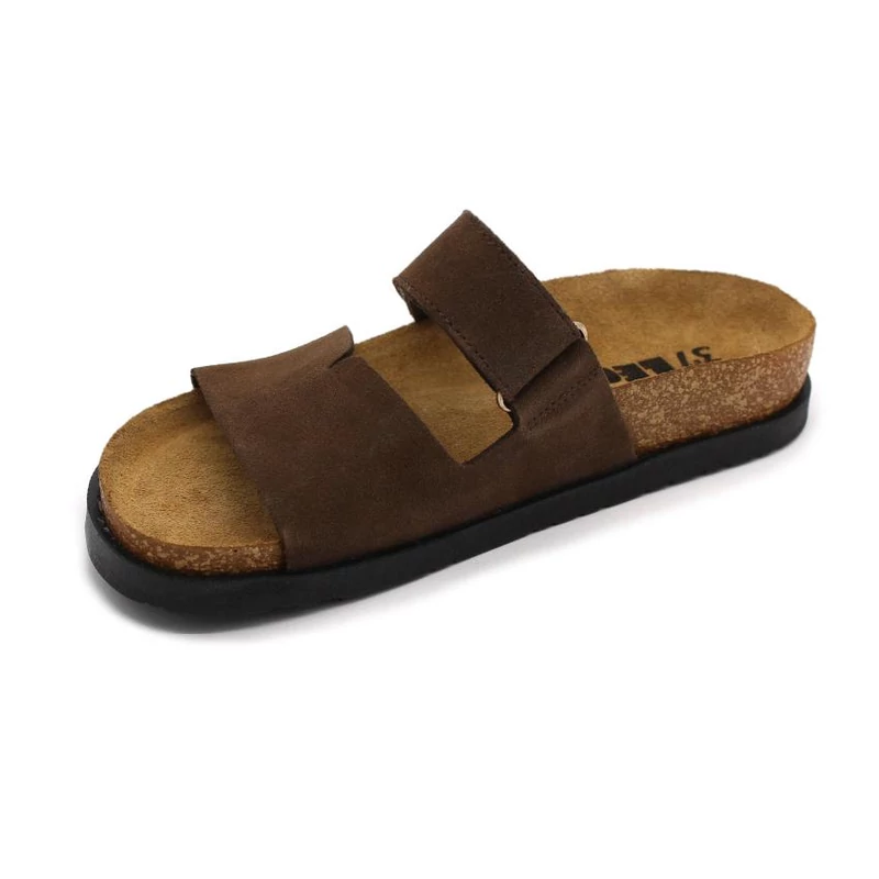 7020 LEON Comfort női bőr papucs