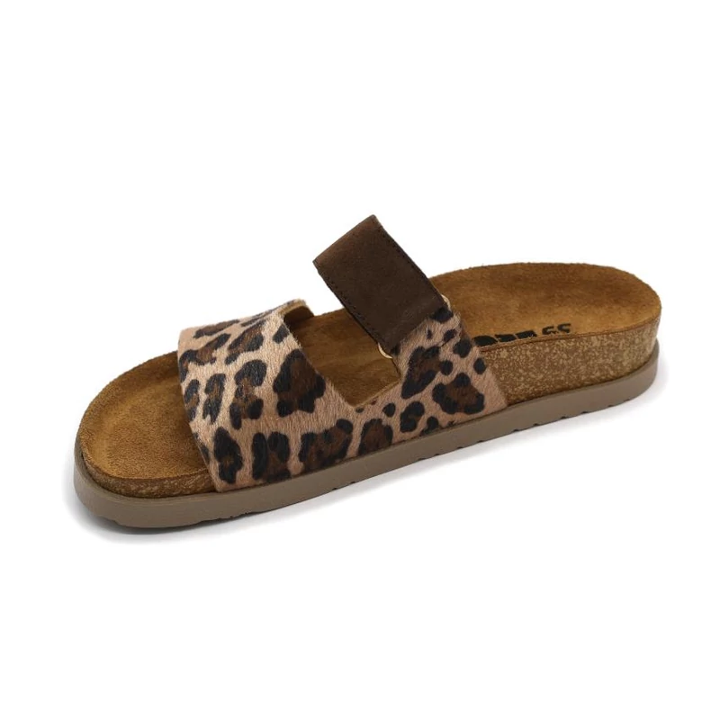 7021 LEON Comfort női bőr papucs