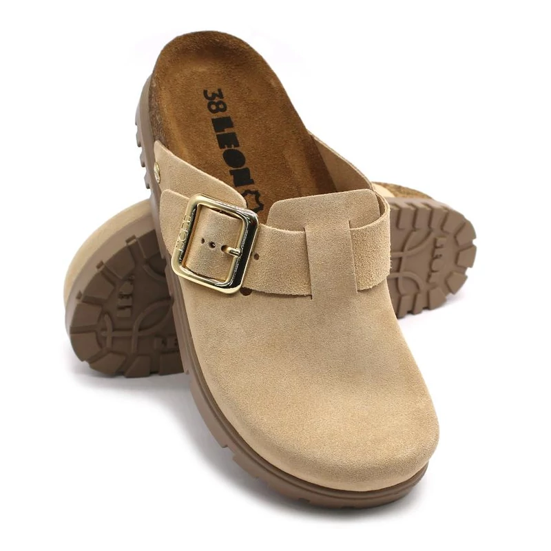 6006 LEON Comfort női bőr klumpa