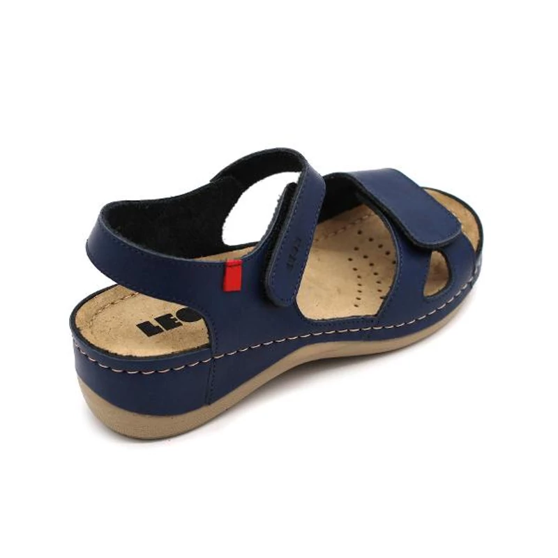 936 LEON Comfort női bőr szandál
