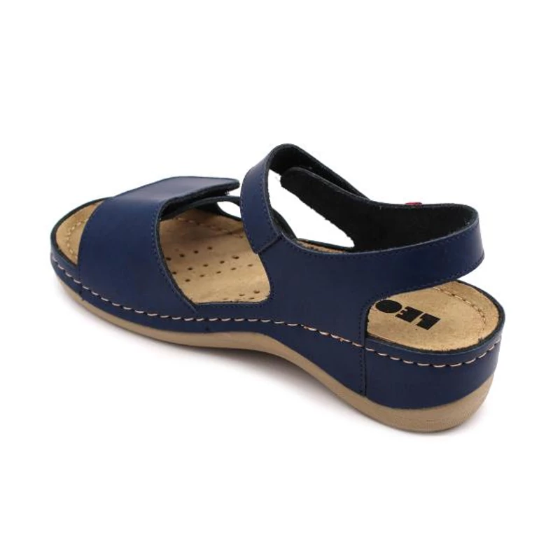 936 LEON Comfort női bőr szandál
