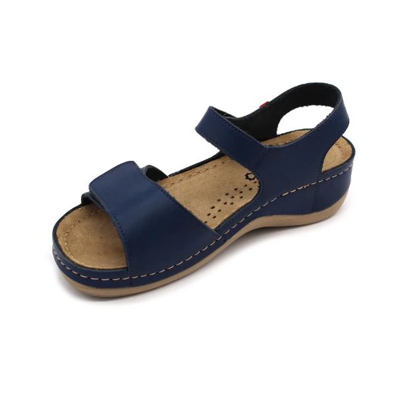 936 LEON Comfort női bőr szandál