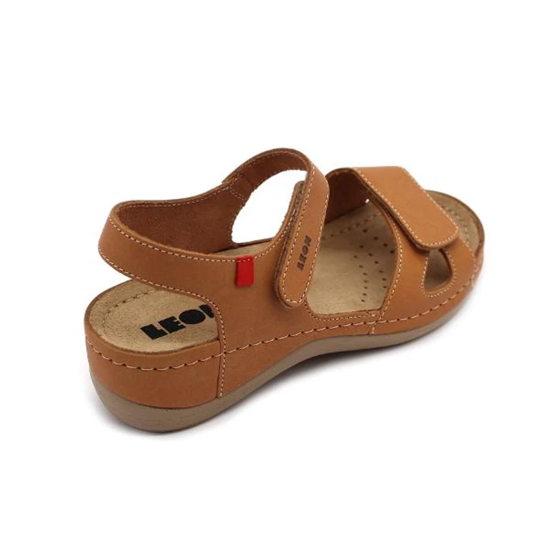 936 LEON Comfort női bőr szandál