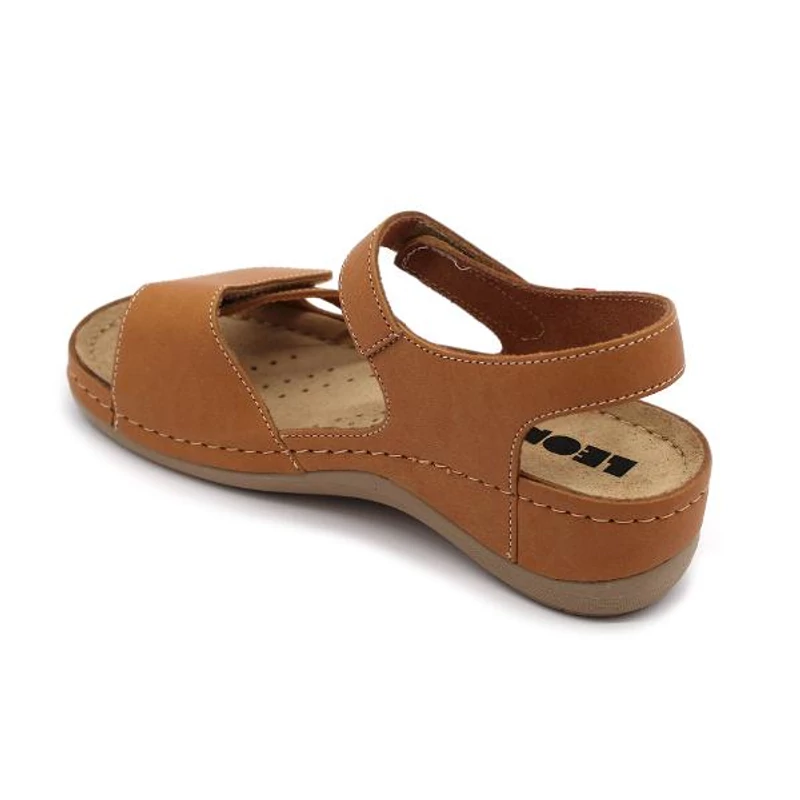 936 LEON Comfort női bőr szandál