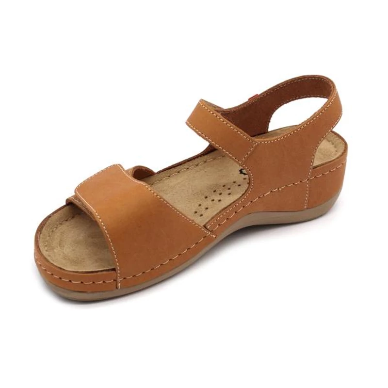 936 LEON Comfort női bőr szandál