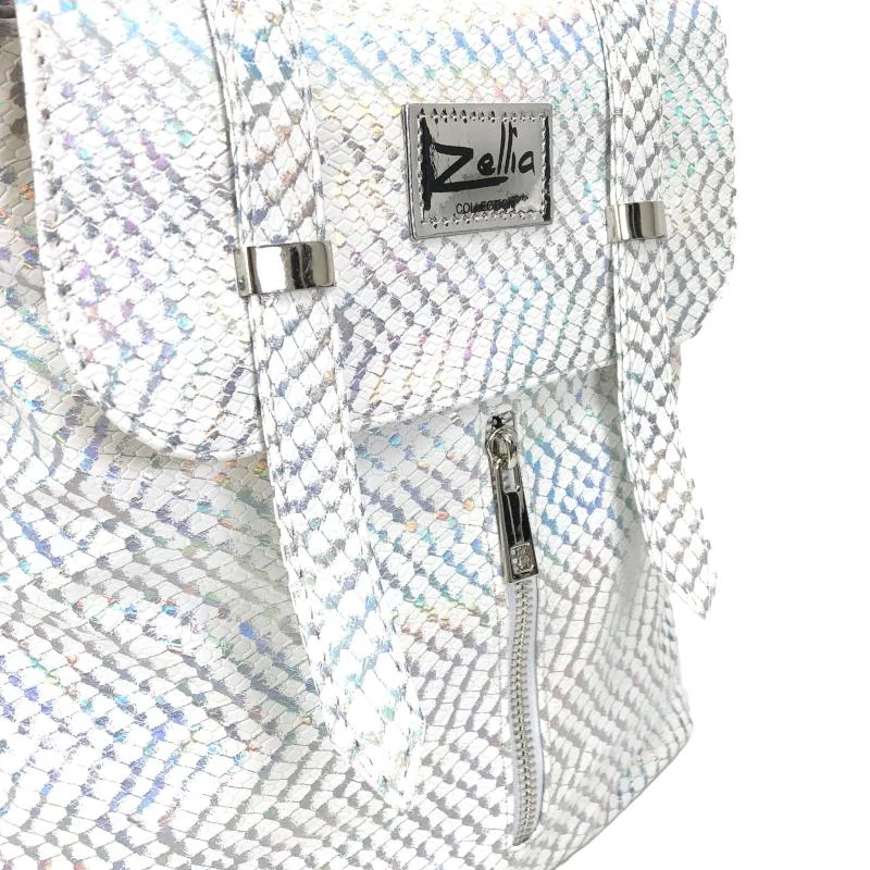 Zellia Női Hátizsák Td22013 Fehér - Színes Hologram -