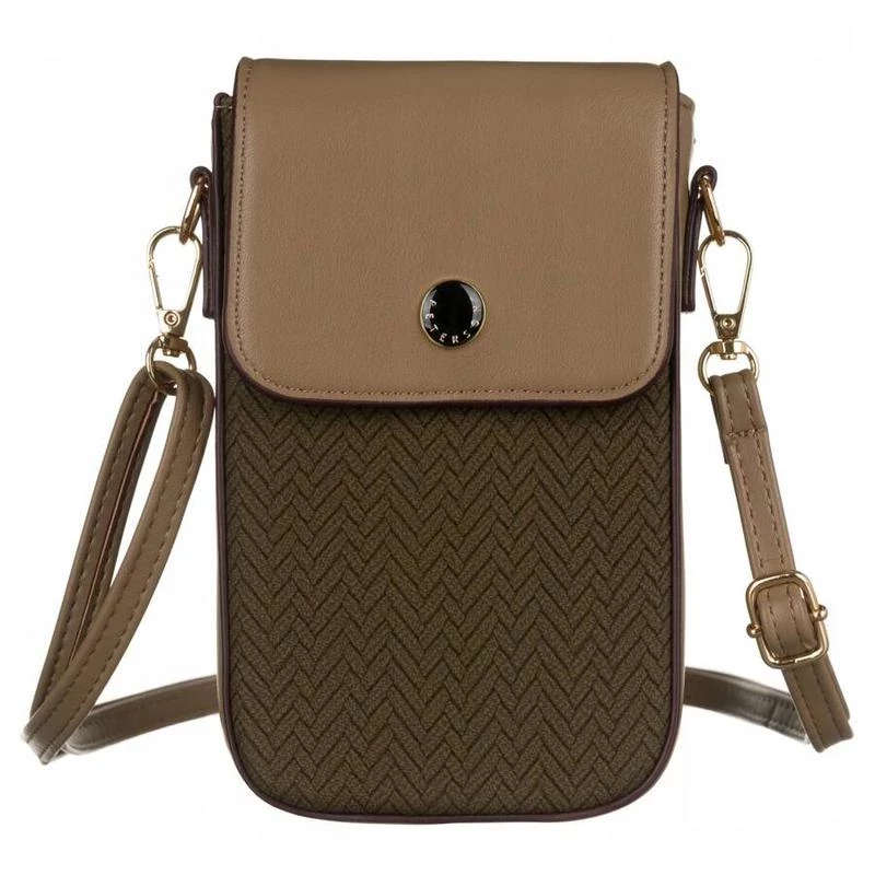 Peterson Női Oldaltáska Ptn   M-14-7990  Tuape-Khaki