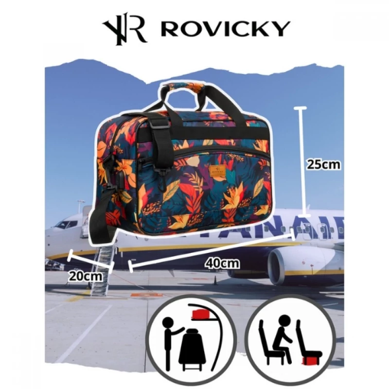 Rovicky Utazótáska - Kézipoggyász - Mintás
